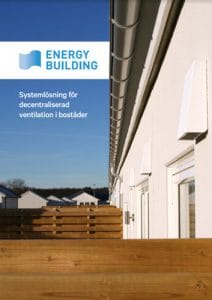 Energy Building broschyr för decentraliserad ventilation